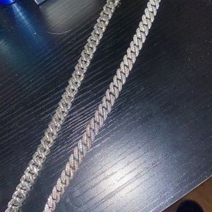 Diamond Cuban link chain 20 inch